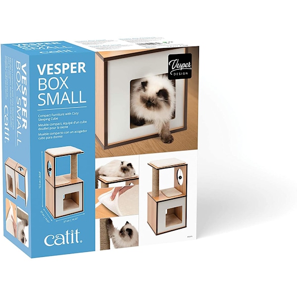 Vesper V-Box Cat Furniture S  walnut