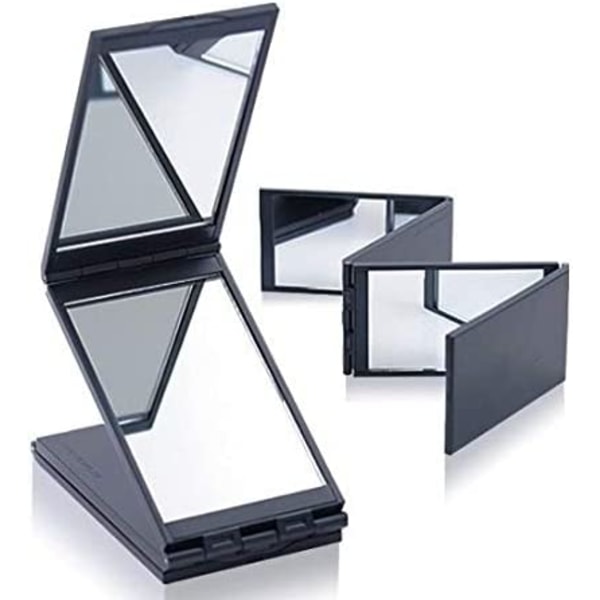 Vikbar 4-sidig sminkspegel