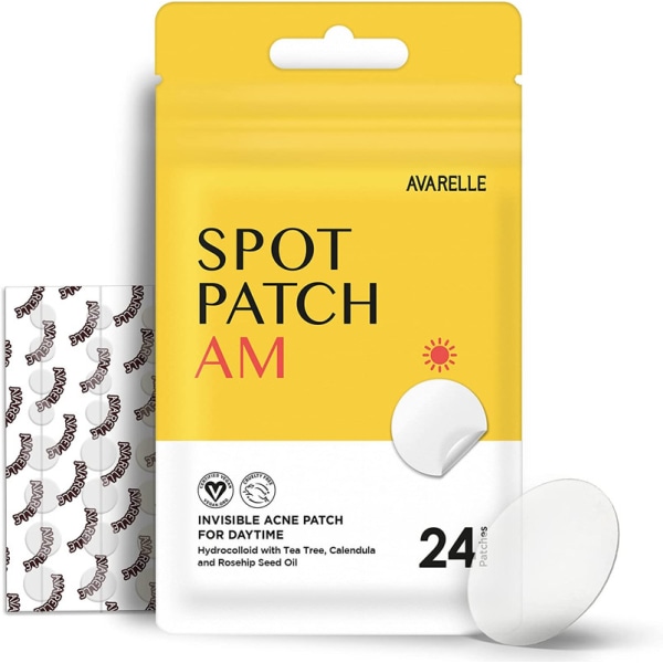 Acne Spot Patch AM Daytime Hydrocolloid with Essential Oils (24 Pieces)…
