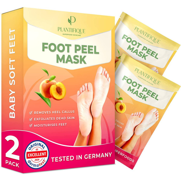 Foot Peeling Mask Peach Foot Peeling Mask 2-pack