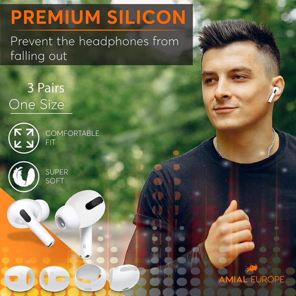 Ear Protection Compatible with AirPods Pro [6 Piece]