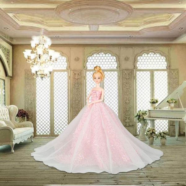 3-delad Barbieklänning Set Aftonklänning Balklänning Prinsessklänning