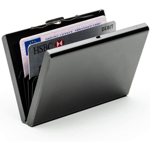 Smal RFID-kreditkortsskyddsplånbok, för män och kvinnor Block