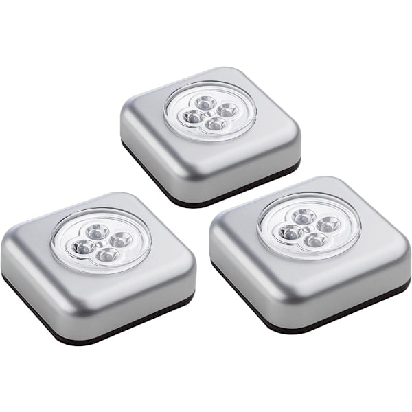 Litet set med 3 LED-silver