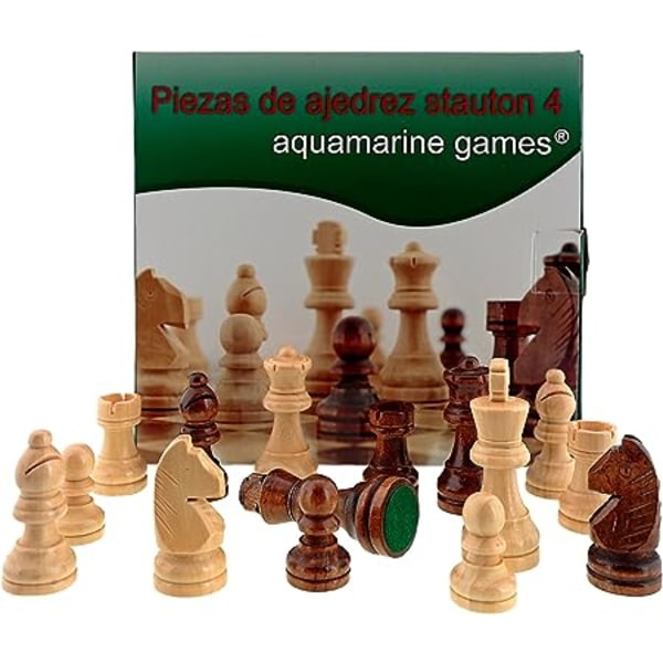 Aquamarine Games Schack Staunton 4 marker (cp029 a)