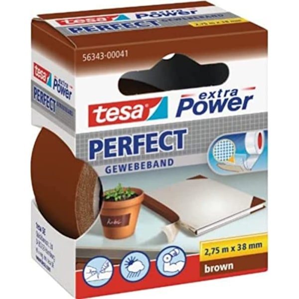 extra Power Perfect - Vävd förstärkt tejp för hantverk, 2,74mx 38mm