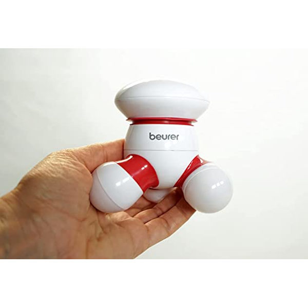 MG16 minigemassage – röd | Ergonomisk handhållen vibrationsmassage