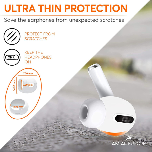Ear Protection Compatible with AirPods Pro [6 Piece]