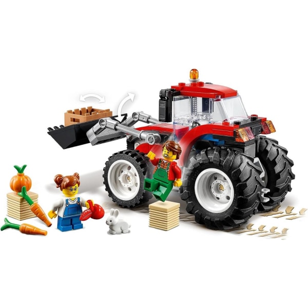 City Great Vehicles Tractor Construction Kit med leksaksdjur, bondgårdsleksaker, bondgårdsdjur