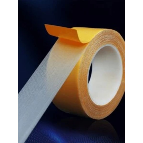 Strong Grid Double-sided Tape Sticky Fabric Based Double-sided Tape High-viscosity Traceless For Carpet And Easy To Tear