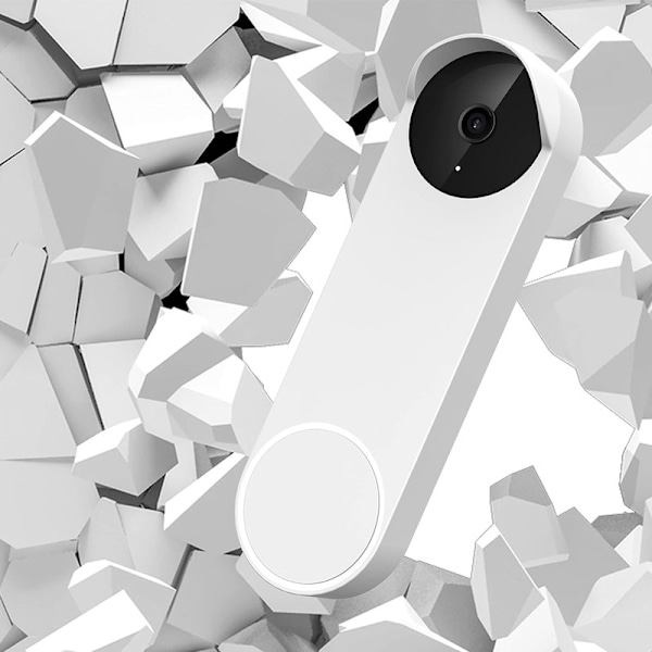 Silikonfodral för Google Nest Dörrklocka (Batteridriven), Skyddande Fodral Kompatibelt med Google Nest