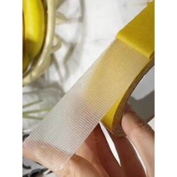 Strong Grid Double-sided Tape Sticky Fabric Based Double-sided Tape High-viscosity Traceless For Carpet And Easy To Tear