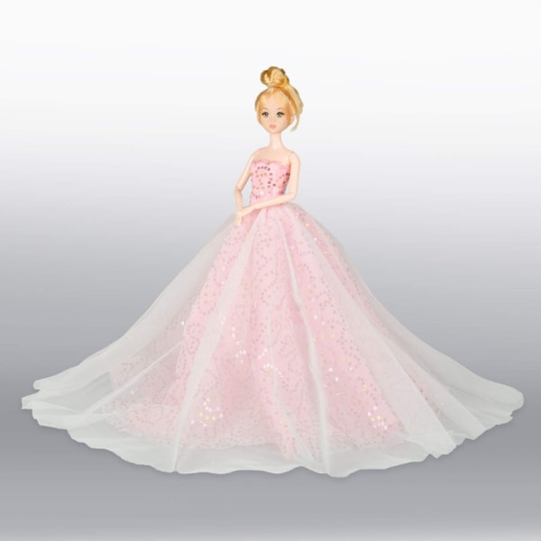 3-delad Barbieklänning Set Aftonklänning Balklänning Prinsessklänning