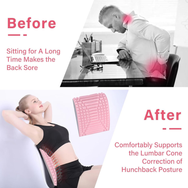 Back & Neck Cloud Stretch, Back Neck Cracker Massager för nedre delen av ryggen