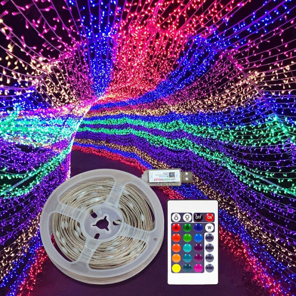 Color Changing String Lights - Multi eldflugor
