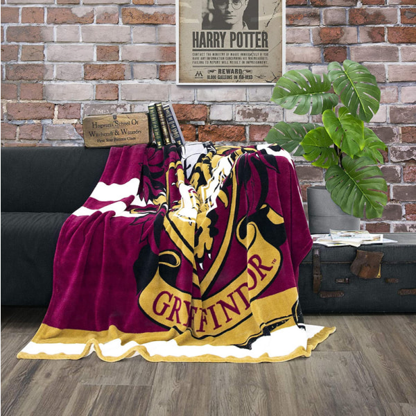 Mysig fleecefilt Harry Potter Gryffindor 160 x 2