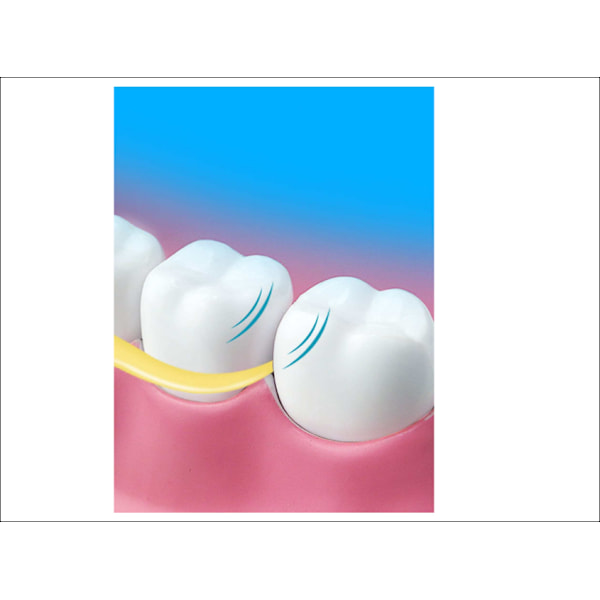 50pcs/Pack Portable Plastic Dental Floss Pick, Bow Shaped, Random Color,