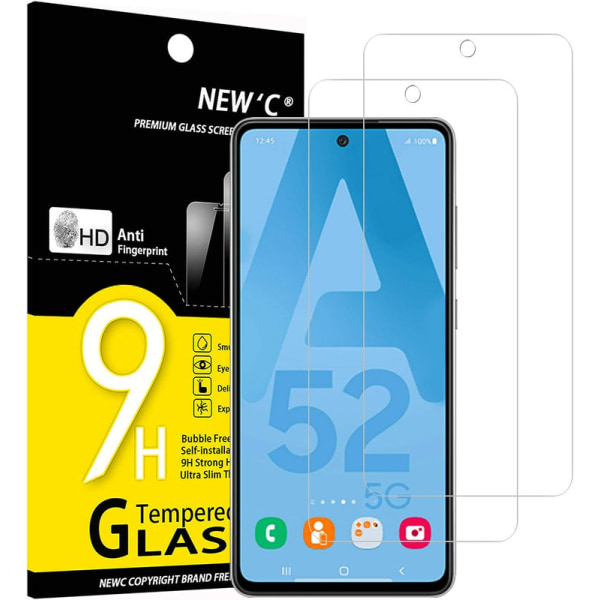 2-pack skärmskydd med Samsung Galaxy A52 / A52 5G