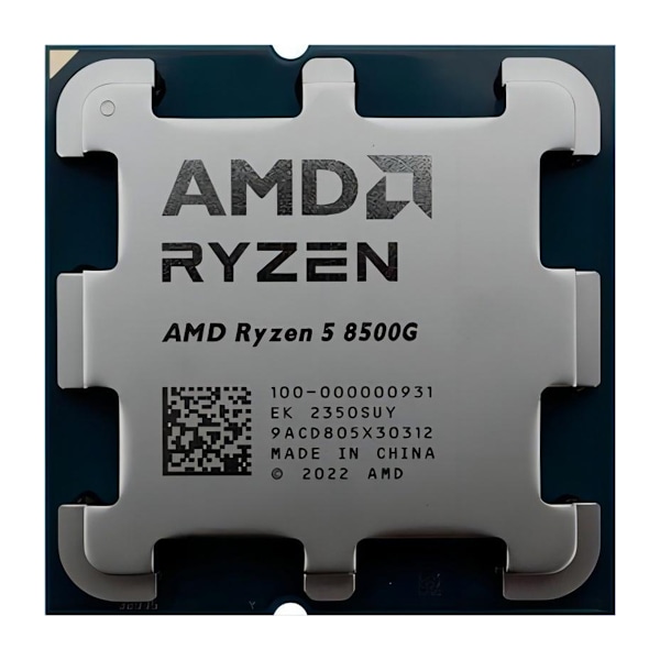 Helt nya AMD Ryzen 5 8500G Tray Processor svart