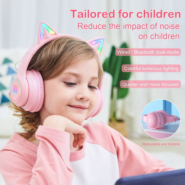 Gaming Headset ONIKUMA B90 Rosa TWS Bluetooth Headset rosa