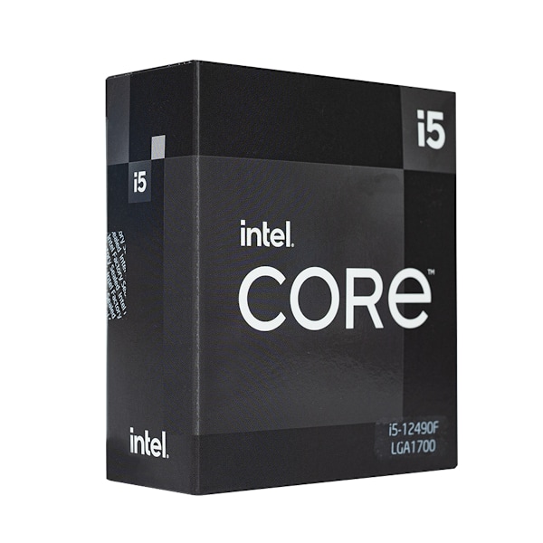 Intel Core i5-12490F processor - förpackad svart