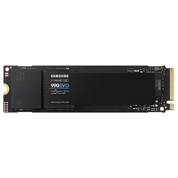 Samsung 990 EVO SSD 2TB M.2 PCIe NVMe svart