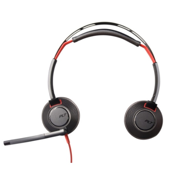 Headset med mikrofon Plantronics Blackwire C5220 Svart Over-Ear Trådbundet Headset svart