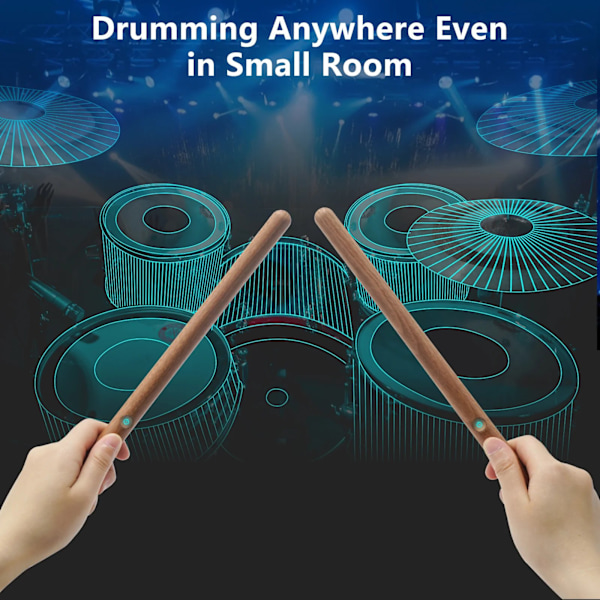 AeroBand PocketDrum 2 Plus Elektriskt Lufttrumset brun