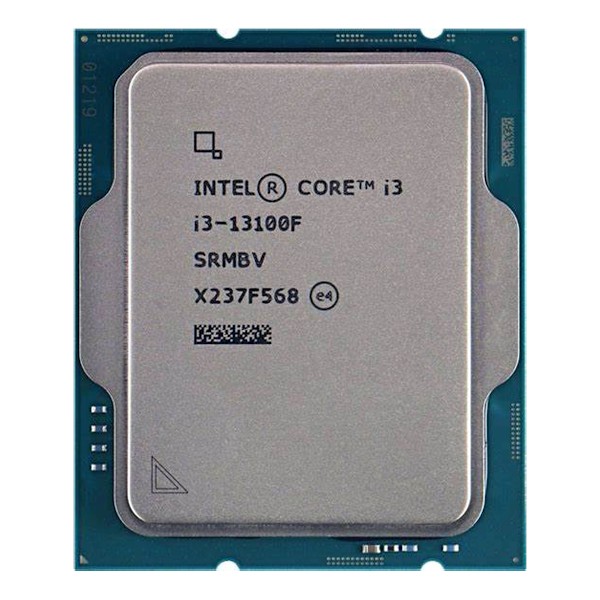 Intel Core i3-13100 processor - förpackad svart