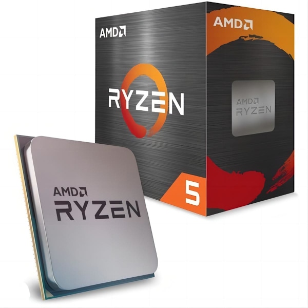 AMD Ryzen 5 4500-processor - förpackad svart