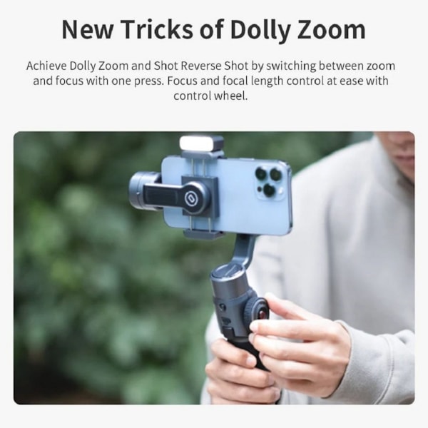 Zhiyun Smooth 5 Smartphone 3-axlig Handhållen Stabilisator - Standard svart