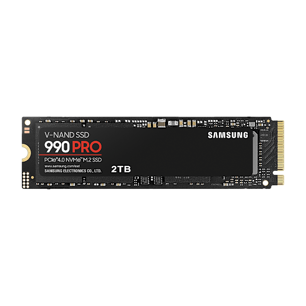 Samsung 990 PRO SSD 2TB PCIE 4.0 M.2 svart