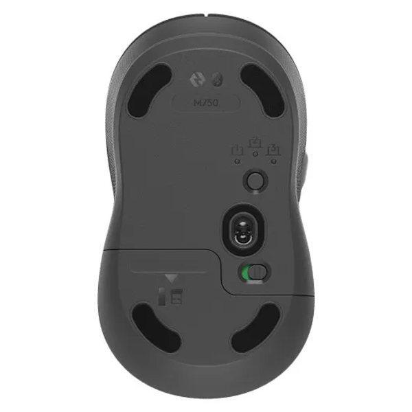 LOGITECH M750 Svart Bluetooth USB 2000 DPI kontorsmus svart
