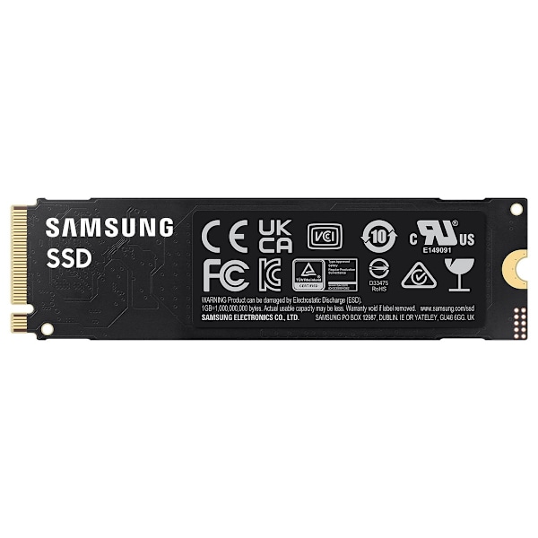 Samsung 990 EVO SSD 1TB M.2 PCIe NVMe svart