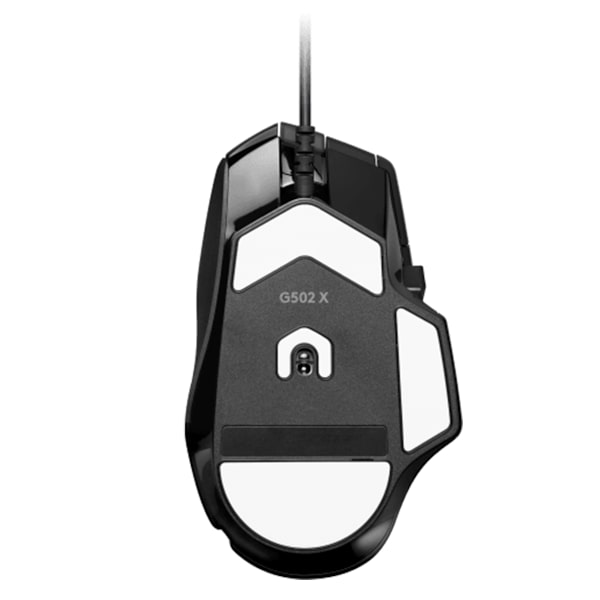 LOGITECH G502 X Black right-handed wired USB 25600 DPI gaming mouse svart