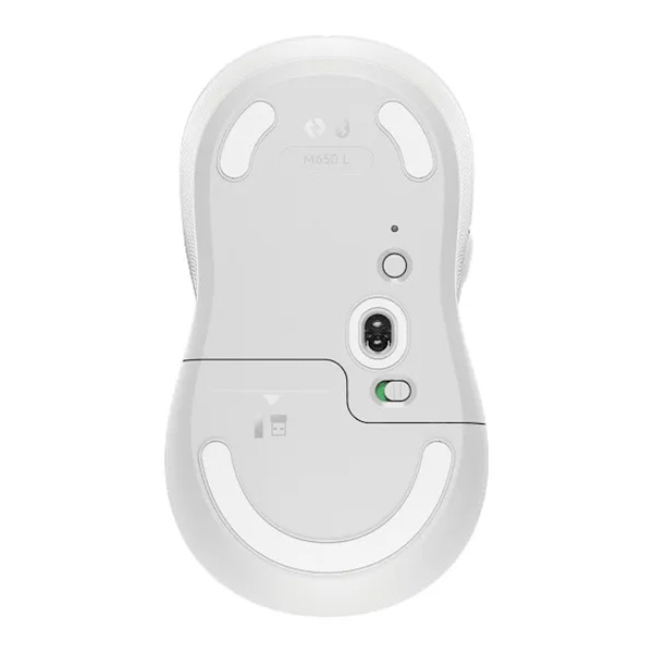 LOGITECH SIGNATURE M650 Vit Bluetooth USB 2000 DPI kontorsmus vit
