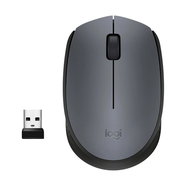 LOGITECH M170 Grå Bluetooth USB 1000 DPI trådlös USB-mus grå