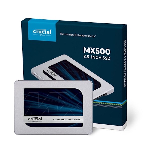 Crucial MX500 1TB SATA 3.0 2.5" SSD svart