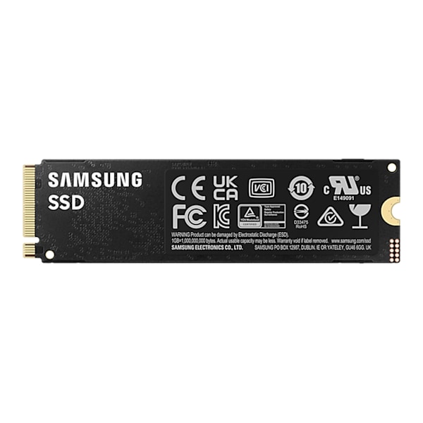 Samsung 990 PRO SSD 1TB PCIE 4.0 M.2 svart