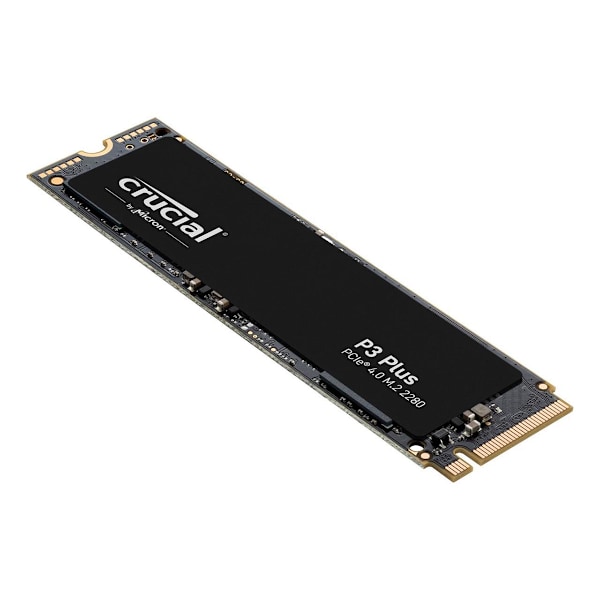 Crucial SSD P3 PLUS 2TB PCI Express 4.0 x4 M.2 2280 bulk svart