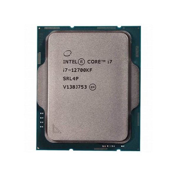 Helt ny Intel Core i7-12700KF Tray Processor svart