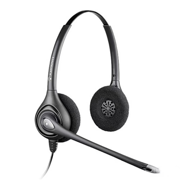 Hörlurar med mikrofon Plantronics SupraPlus HW261N Svarta Over-Ear Trådbundna Hörlurar svart