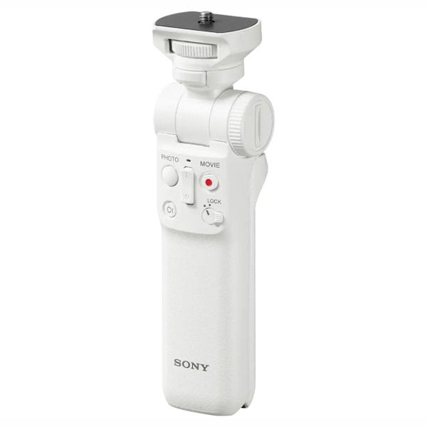 Sony Wireless Bluetooth Shooting Grip and Tripod for still and video, ideal for vlogging (GP-VPT2BT), White vit