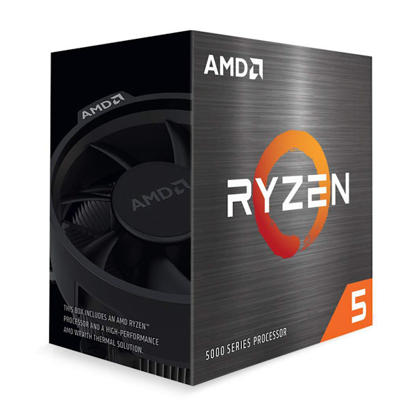 AMD Ryzen 5 5500-processor - förpackad svart