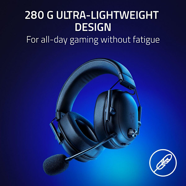 Gaming Headset Razer BlackShark V2 X Hyperspeed Black TWS Bluetooth Headset svart