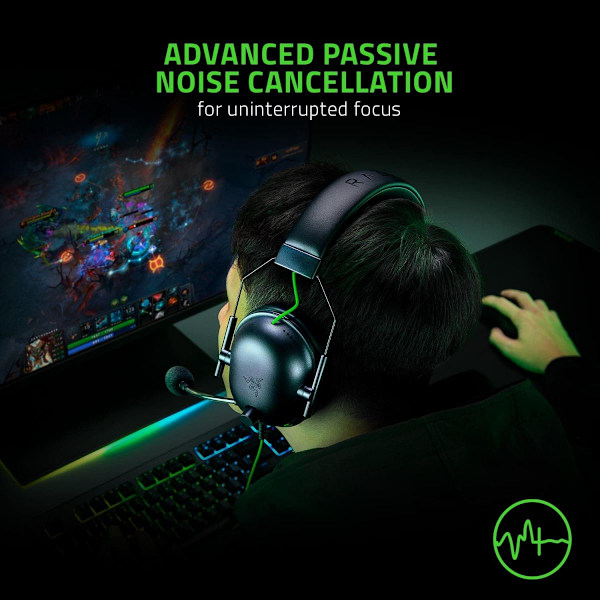 Gaming Headset Razer BlackShark V2 X USB Svart Over-Ear Trådbundet Headset svart