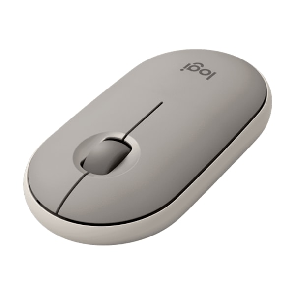 LOGITECH Pebble M350 Grey Bluetooth USB 1000 DPI office mouse grå