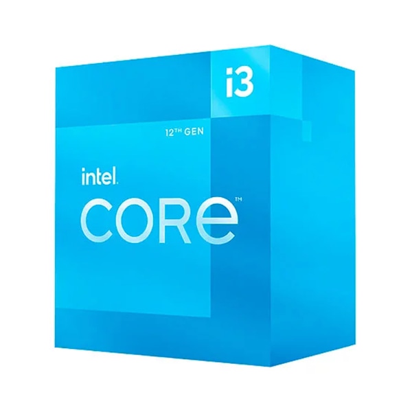 Intel Core i3-12100-processor - förpackad svart