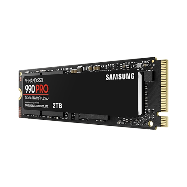 Samsung 990 PRO SSD 2TB PCIE 4.0 M.2 svart