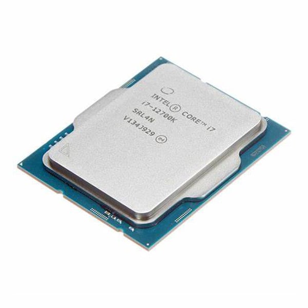 Helt ny Intel Core i7-12700K Tray-processor svart